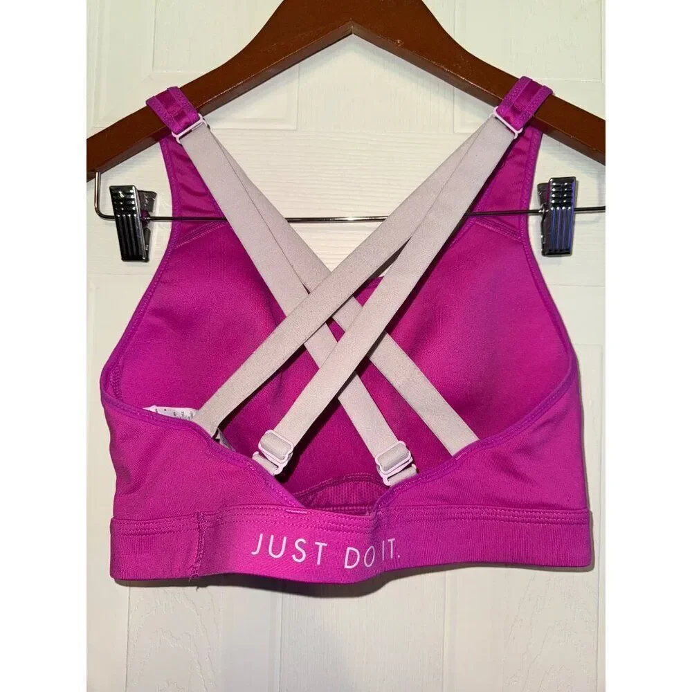 Nike‎ Dri Fit Dry High Impact High Support Strappy Sports Bra Size Medium
